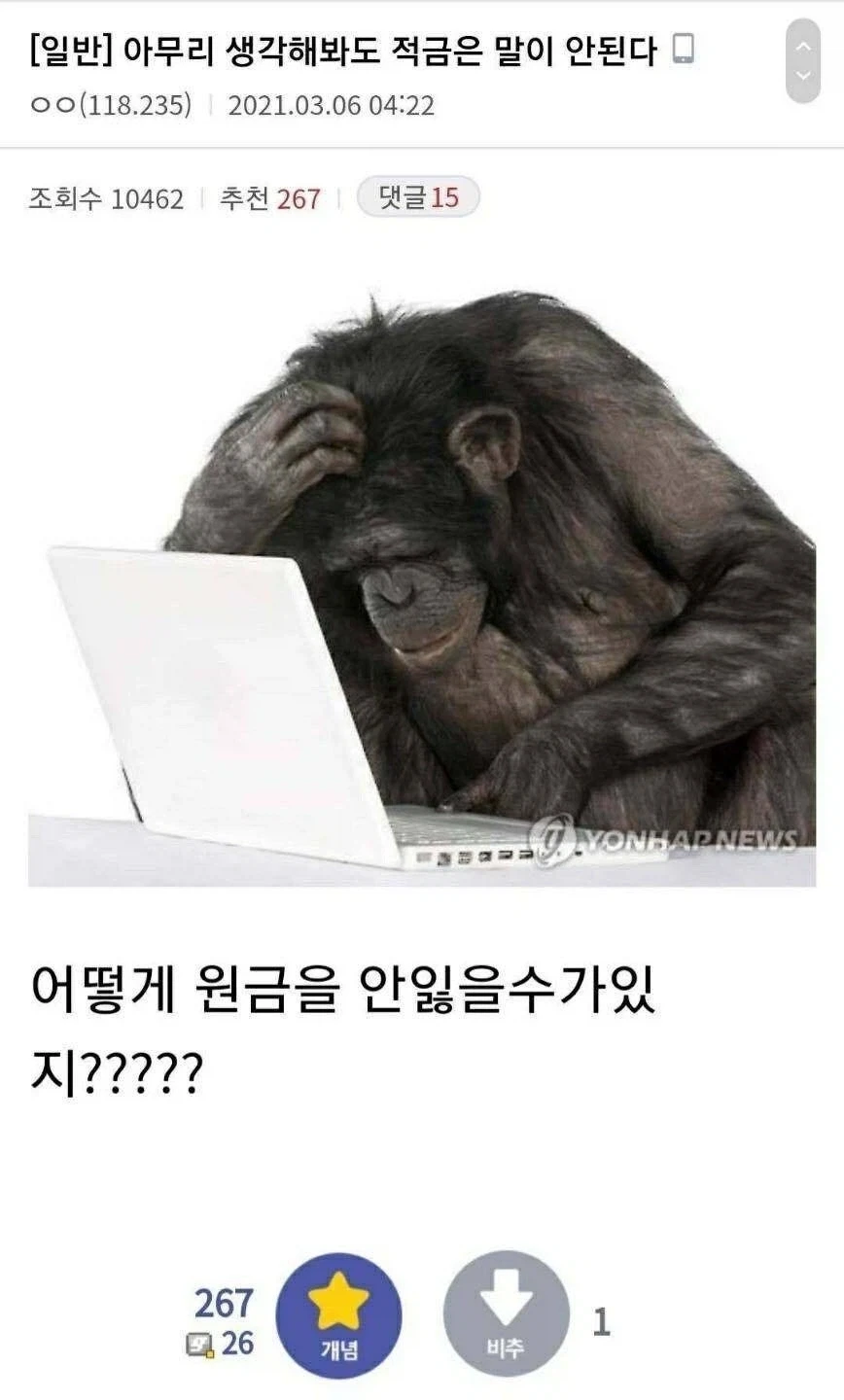 아무리 생각해봐도 적금은 말이 안된다...