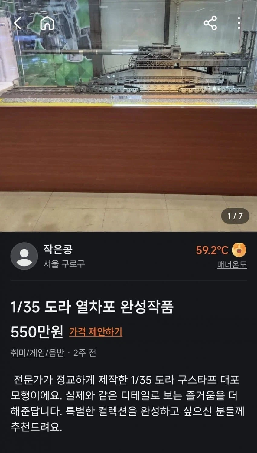 사기 쉽지 않은 당근 매물