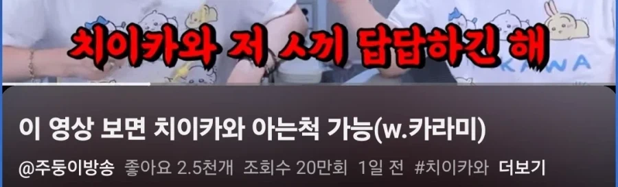 ???: 치이카와는 좋아하는 여자를 꼬시기 위해 봐야하는 작품이다 - 이미지 2