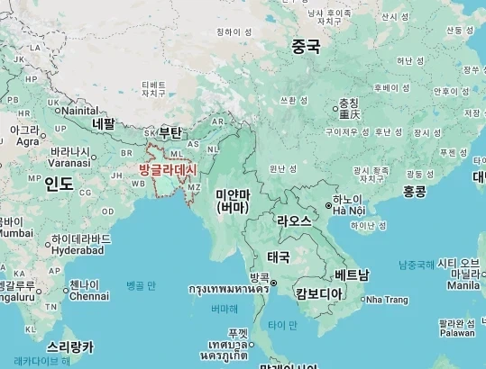 한국에서 해외취업이라며 캄보디아 보낼 때 방글라데시 ->