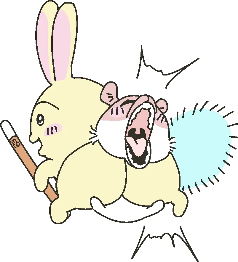 치이카와)우사기님! 용서해주십쇼!!!
