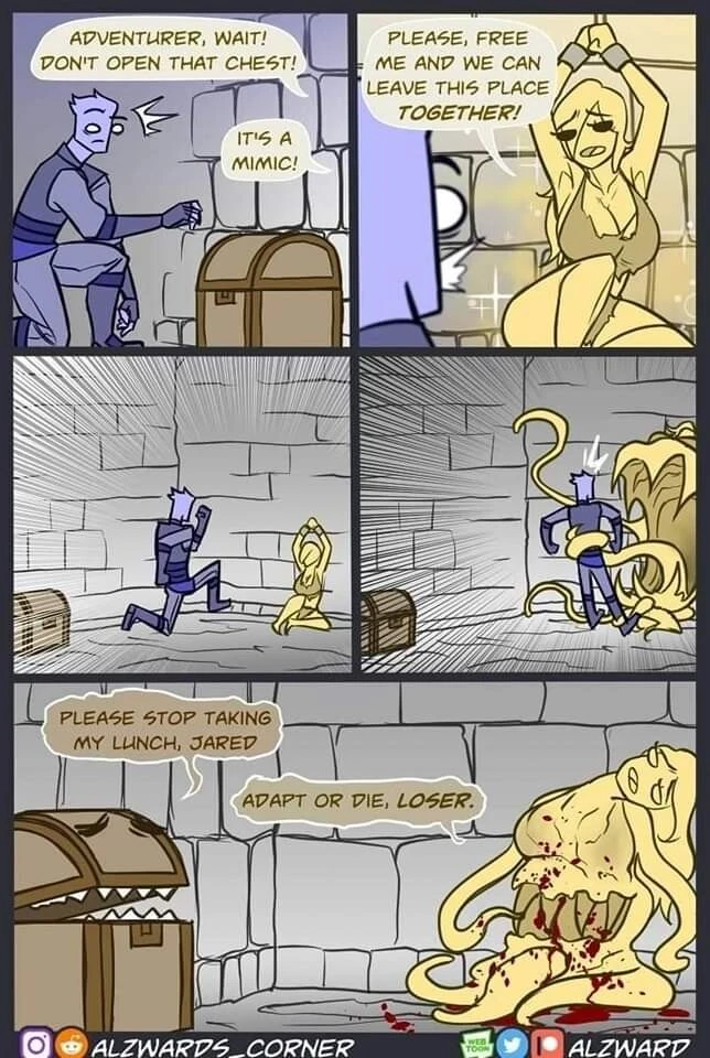 던전에서 미믹 만나는 만화.manga