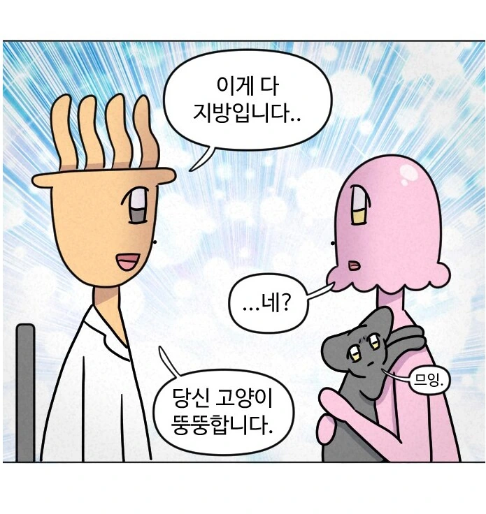고양이가 갑자기 배가 나와서 병원에 가봤다.manhwa - 이미지 14