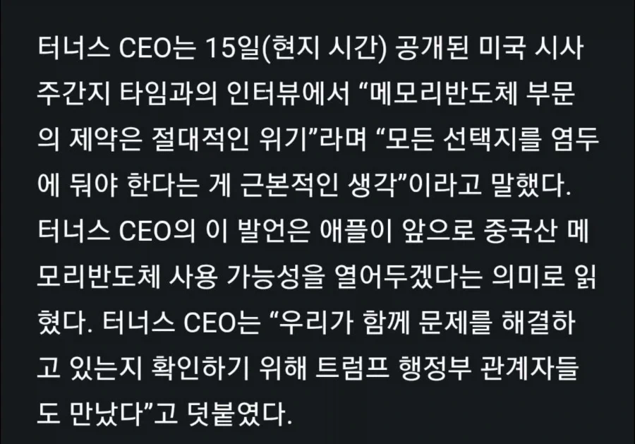애플: 어쩌라고 중국 램 쓸꺼임 - 이미지 2