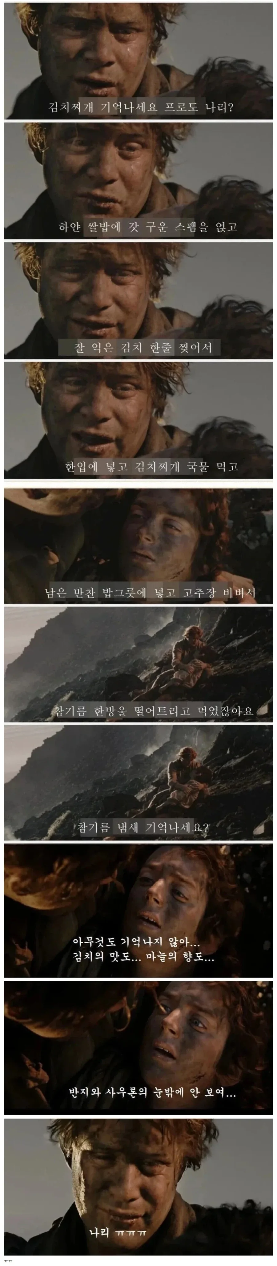 좀 지나칠 정도로 현지화 번역된 반지의 제왕