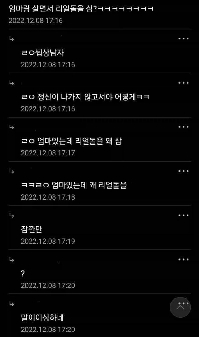 엄마한테 리얼돌 들킨 디시인
