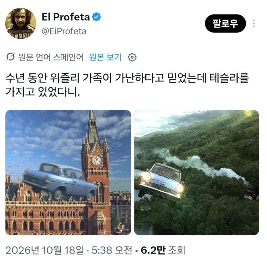 해리포터) 알고보니 가난하지 않았던 위즐리 가문