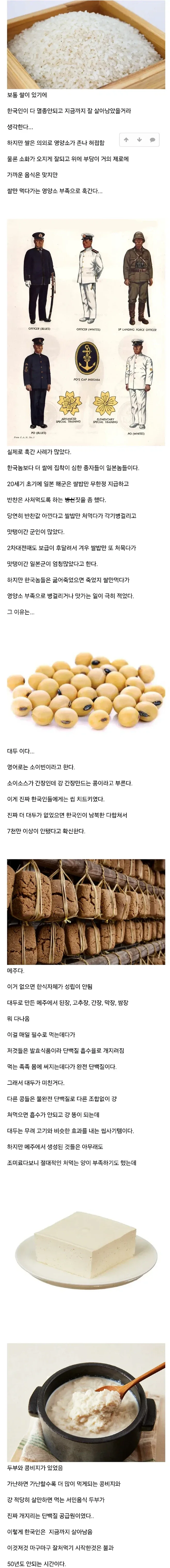 의외로 한국인을 살린 식물