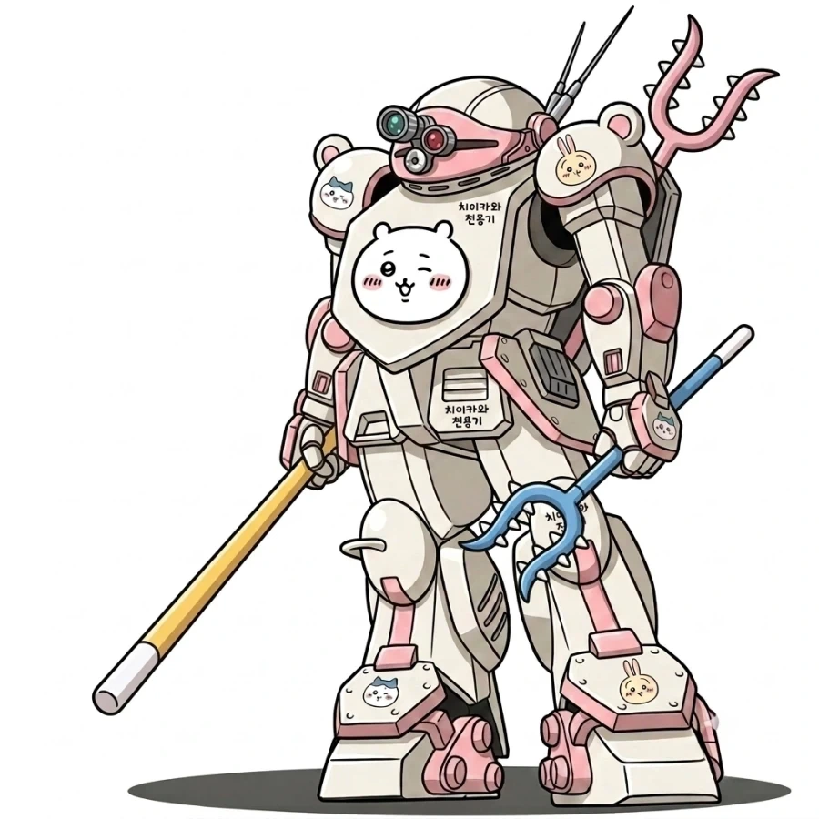 치이카와)Ai)먼작귀가 타는 아머드 트루퍼