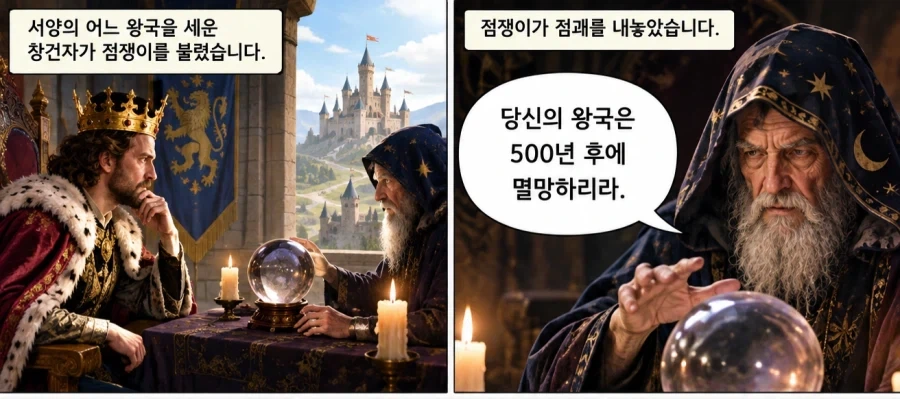 자기가 세운 왕국이 멸망할거라는 예언을 들었다.jpg