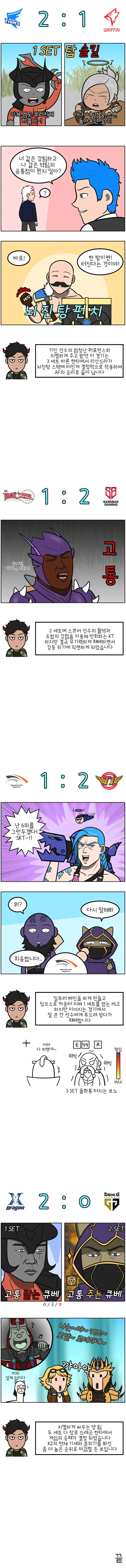 LCK 스프링 2R 요약툰 - 3주차 - 이미지 2