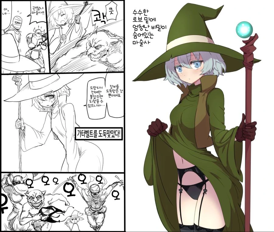 ㅇㅎ) 무뚝뚝한 마법사가 ㄱㅌㅂㅌ를 도둑맞는.manga