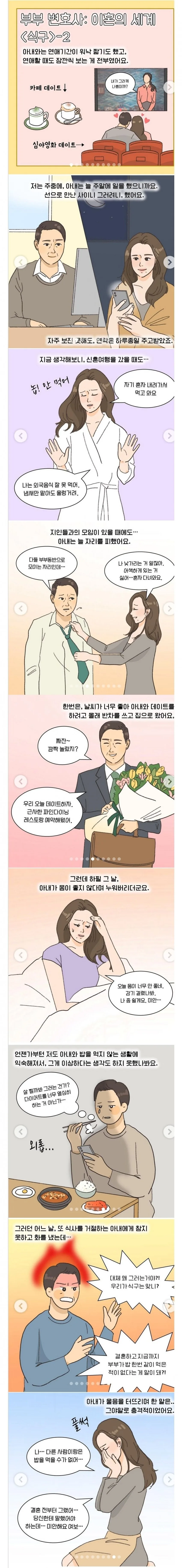 아내의 식사문제로 이혼까지 한 경우.manhwa - 이미지 2