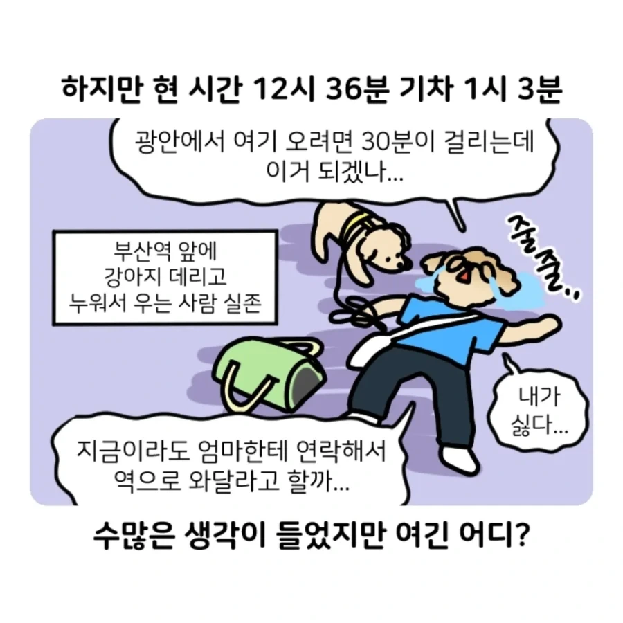 부캉이 보러갔다가 부산택시 경험한 만화.jpg - 이미지 17