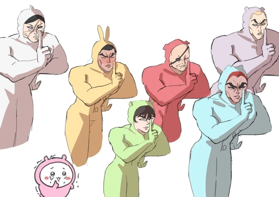 치이카와) 뭔가 다르게 생긴 파자마 파티즈.jpg
