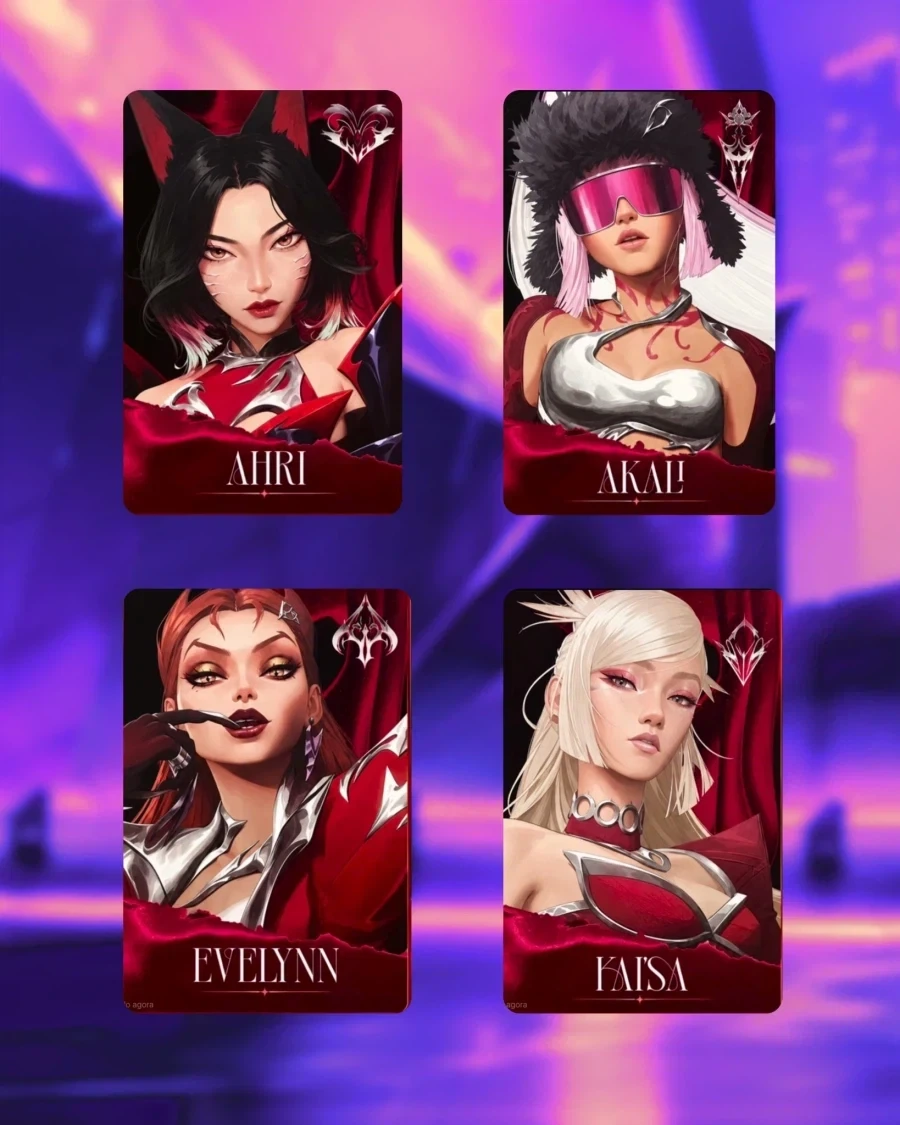 K/DA 포토카드 유출