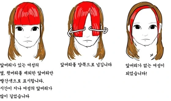 남자들이 이해 못하는 여자 앞머리.jpg - 이미지 5