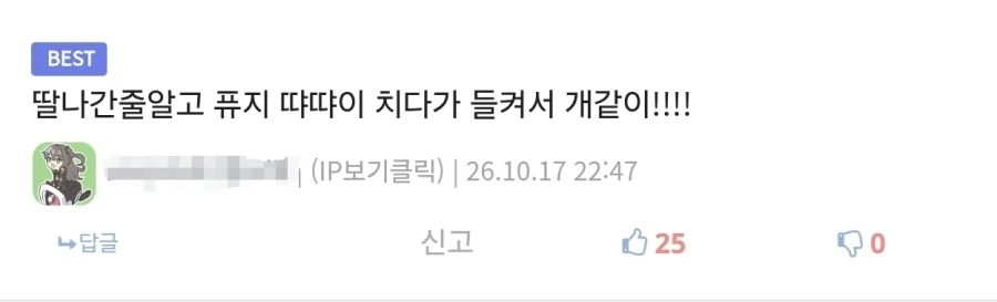 안 흔한 디시의 한국어지만 한국어가 아닌 댓글류