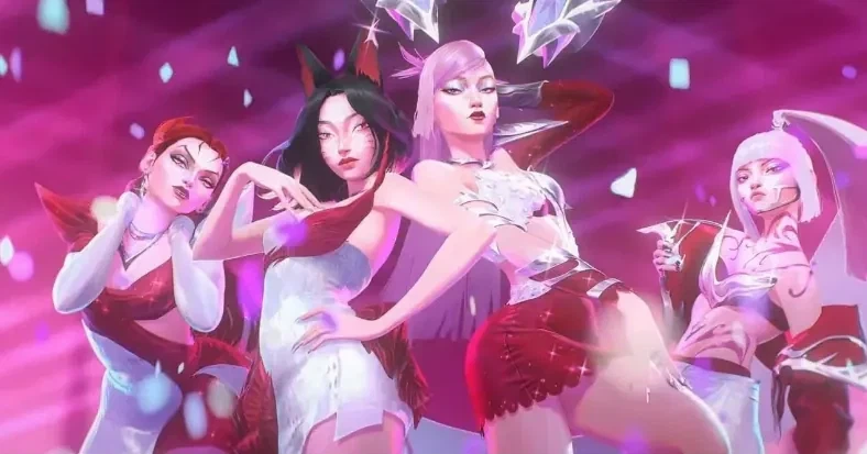 컴백한 K/DA 일러스트 이해가 안되는 점