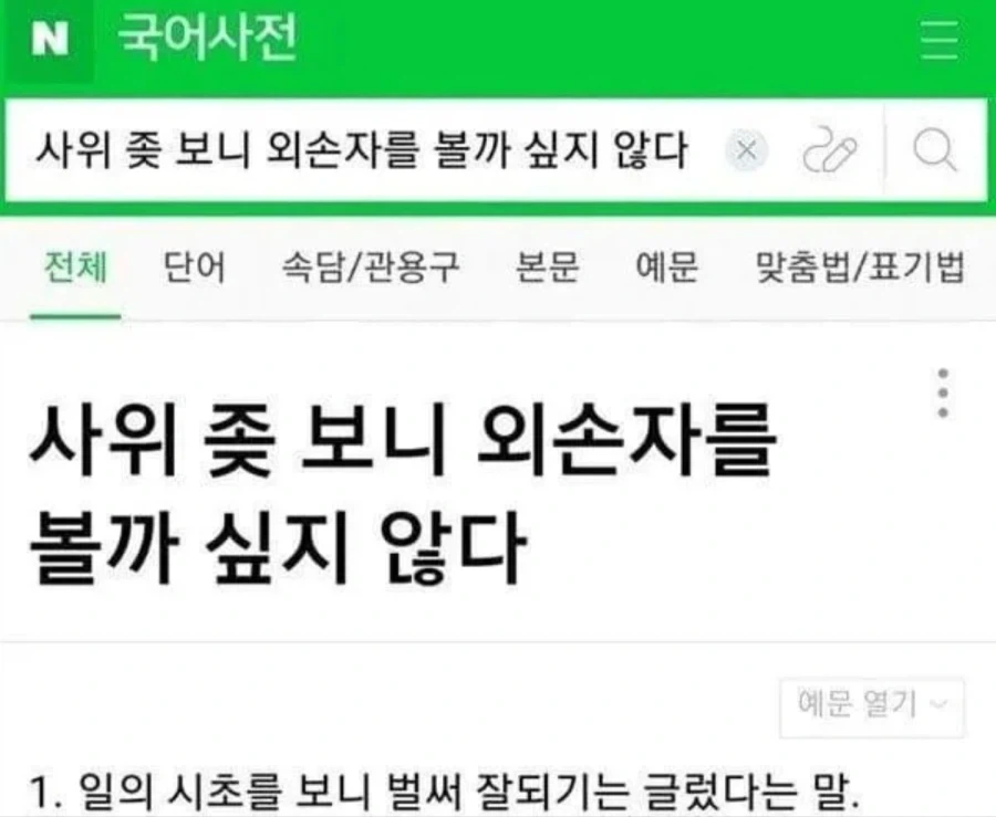 국어사전에 있는 엄청난 말들...