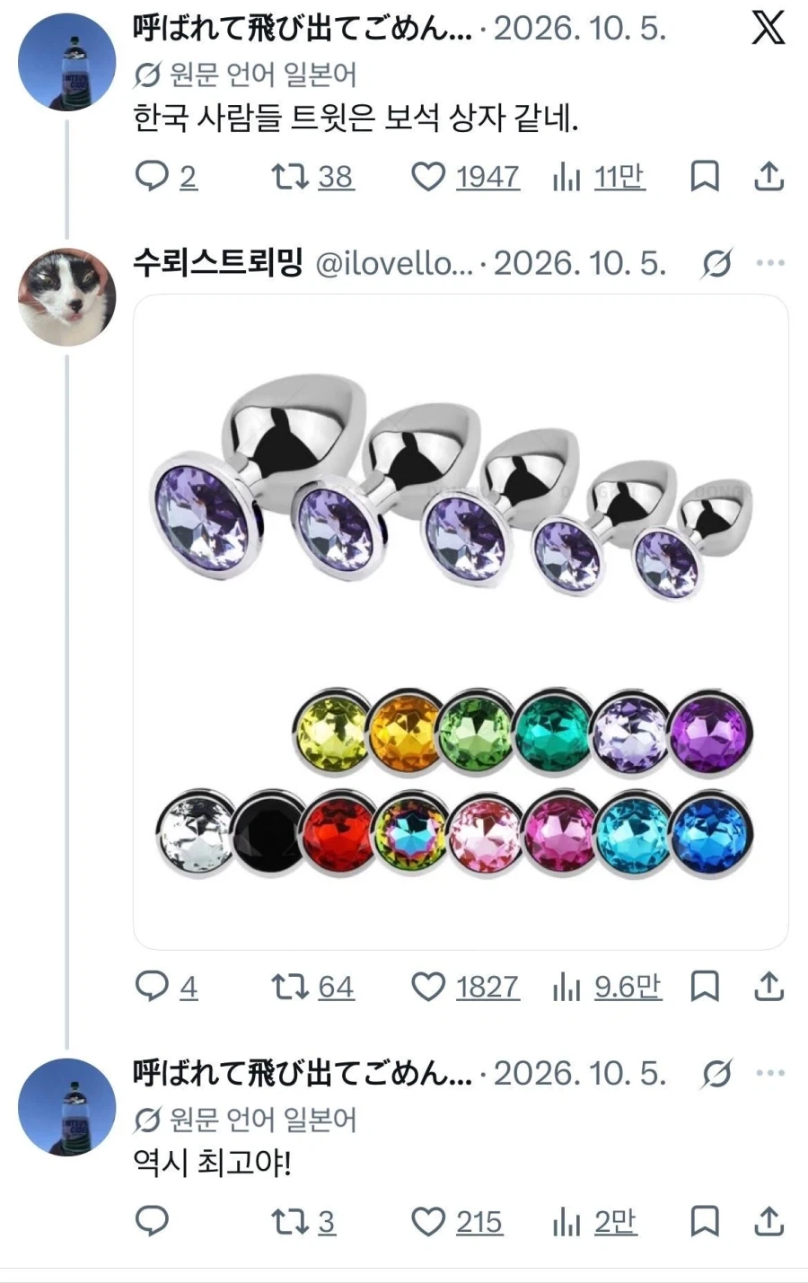 말포이 가슴론으로 많은 외국인 팔로워를 가지게 된사람 - 이미지 4