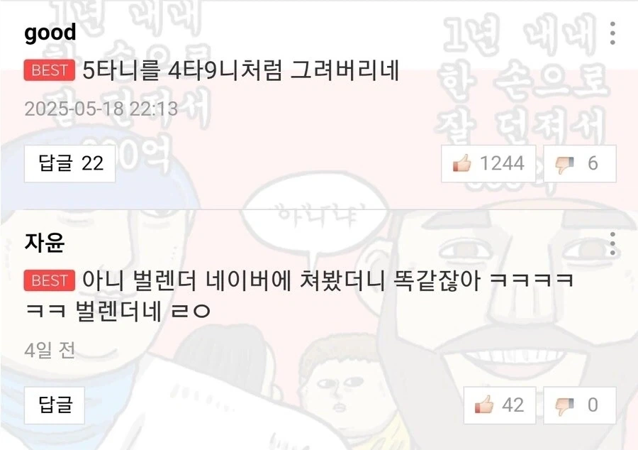 조석이 그린 유명 야구선수들 - 이미지 2