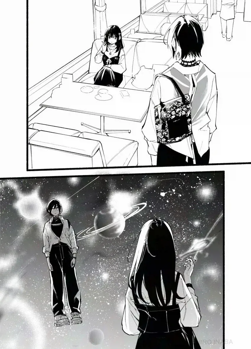 잘생긴 레즈 인싸퀸이 항상 혼자 있는 음침 후배를 노리는 만화.manga - 이미지 16
