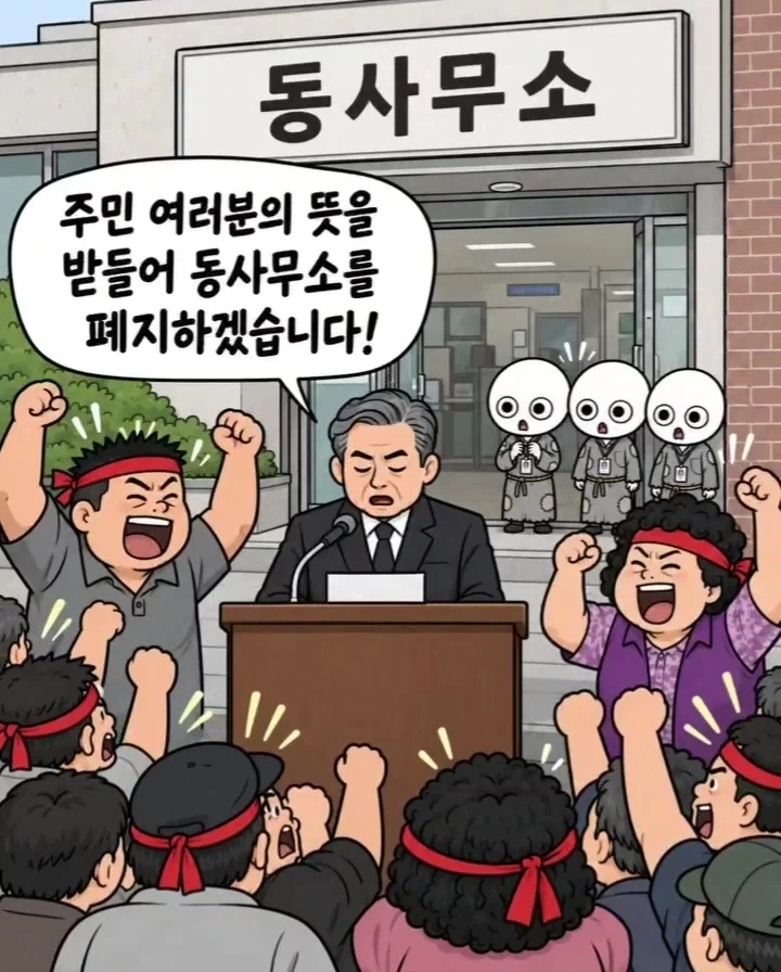 "하는 일도 없는 동사무소 없애라!".manwha - 이미지 2