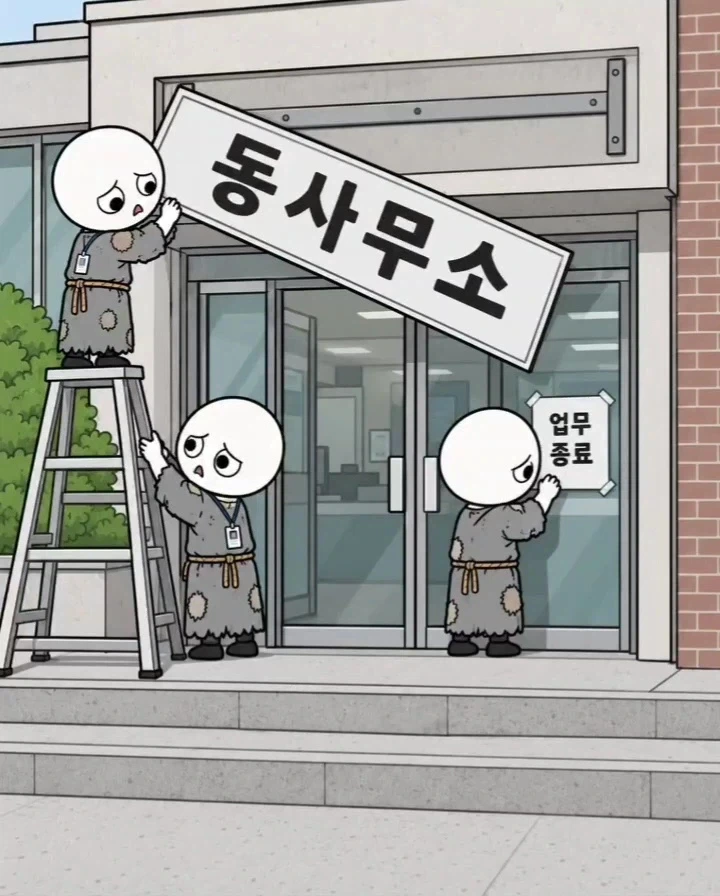 "하는 일도 없는 동사무소 없애라!".manwha - 이미지 3