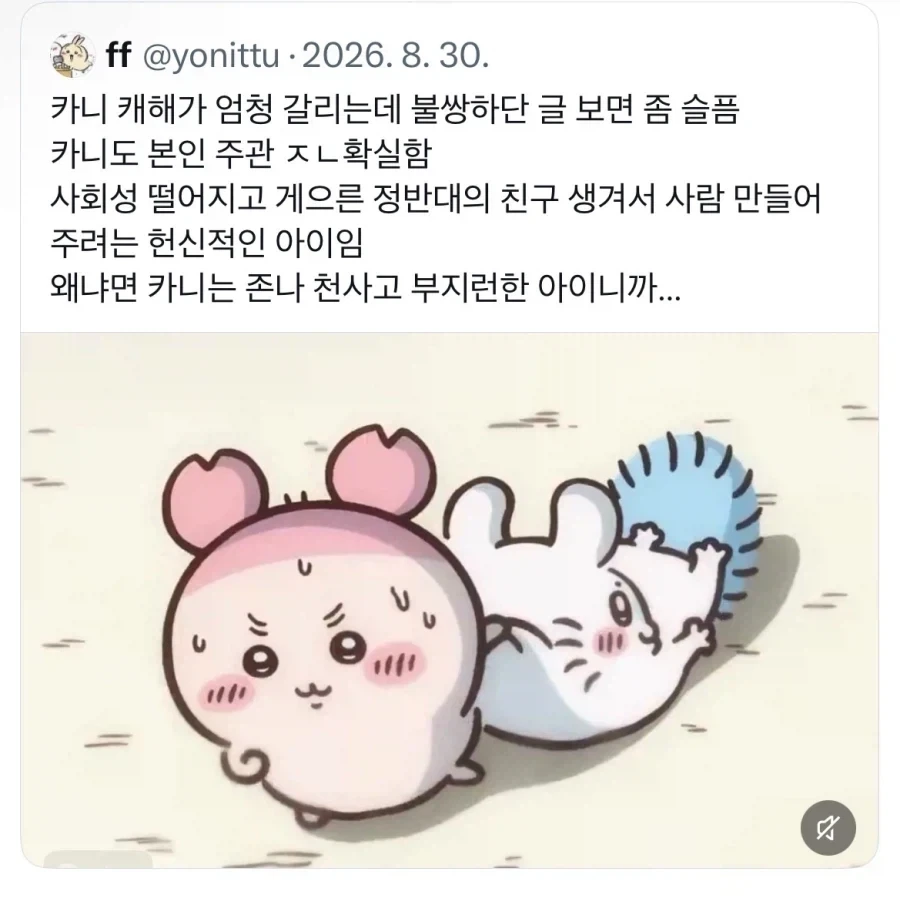 먼작귀)카니랑 짭몽과 관계가 웃긴거 - 이미지 2