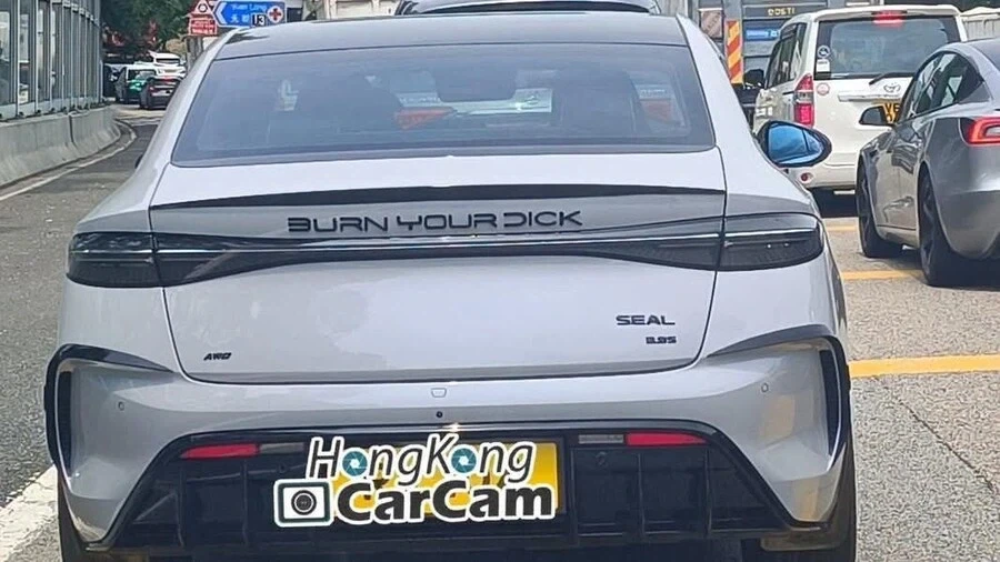 BYD로고가 부끄러워서 튜닝한 사람