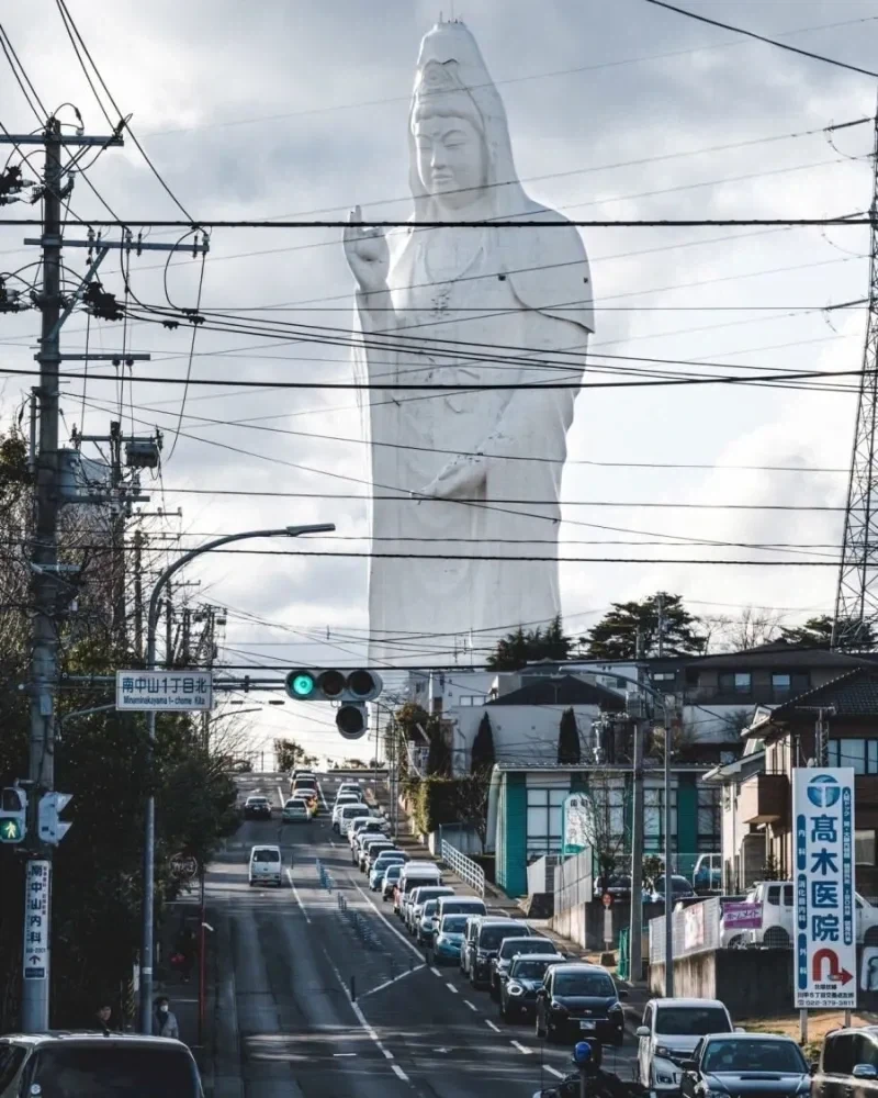 일본 센다이에서 볼수 있는 거대한 불상 - 이미지 2