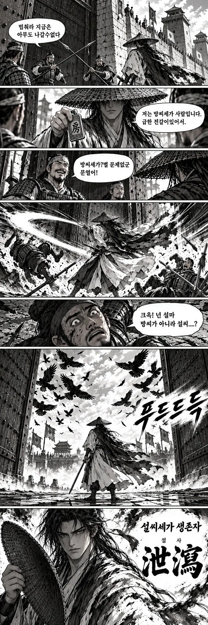 Ai만화) ???: 멈춰라! 지금 이 성에서 아무도 나갈수없다!