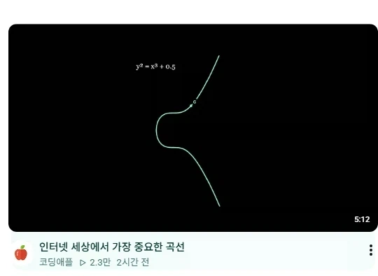 유튜브 썸넬 굉장하네