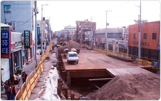 부산 도로 공사 기간에 따른 변화