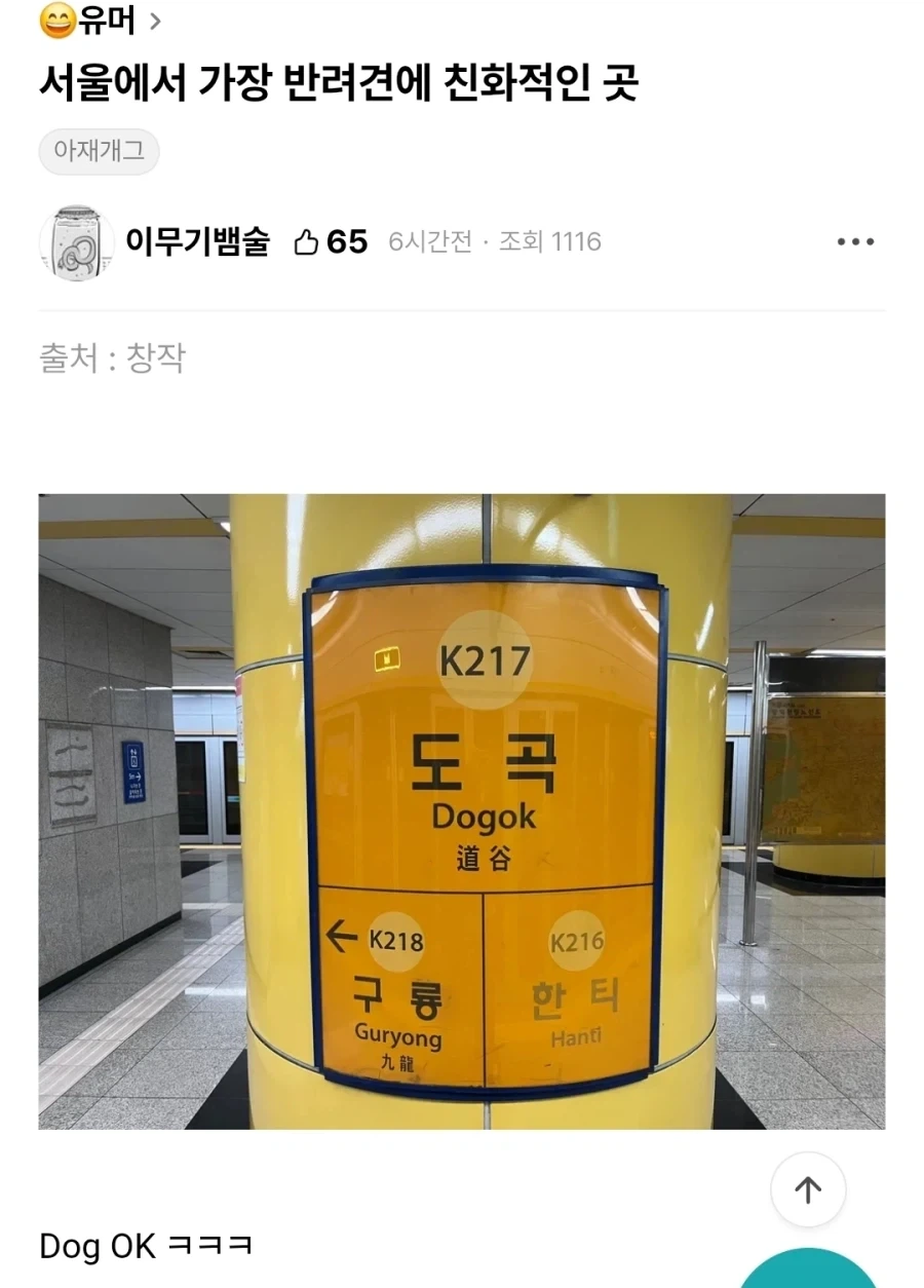 서울에서 가장 반려견에 친화적인 동네