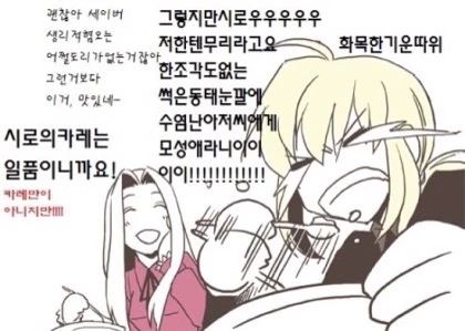 fate)세이버를 소환했는데 덤탱이가 끌려왔다.manga - 이미지 3