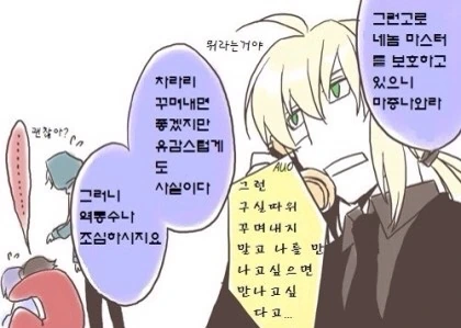 fate)세이버를 소환했는데 덤탱이가 끌려왔다.manga - 이미지 9