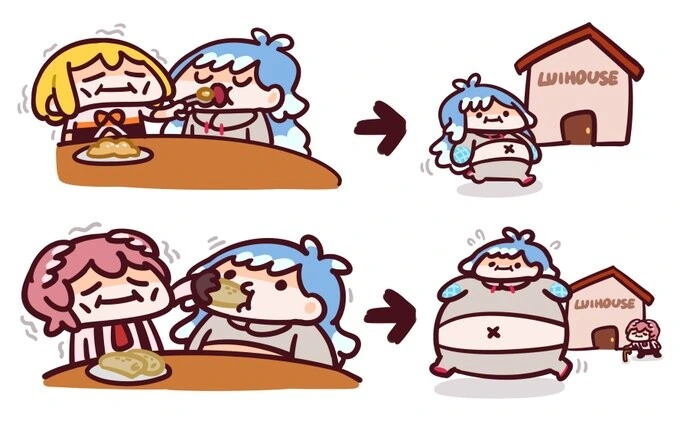 버튜버) 명절을 맞은 제철 코보.manga