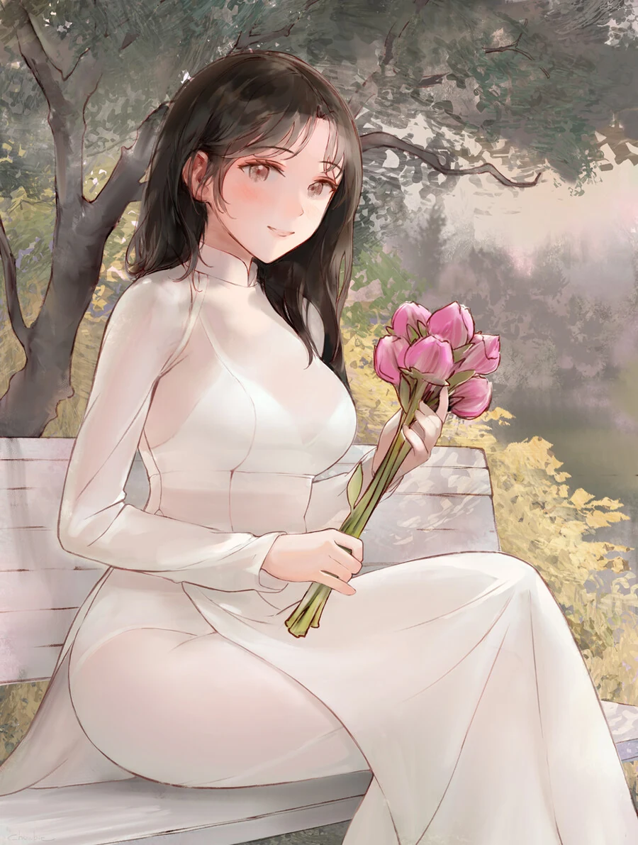 수상할 정도로 아오자이에 진심인 작가