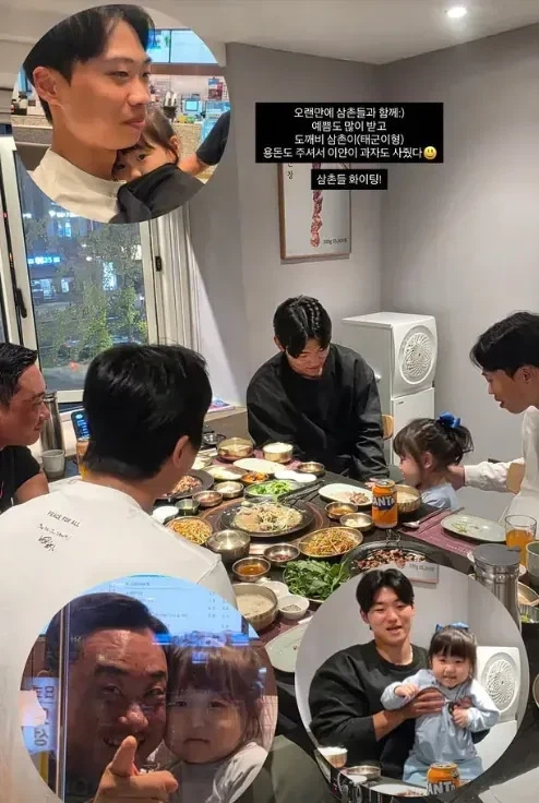 휴식기간 옛동료 박찬호 찾아간 기아 야구팀 선수단