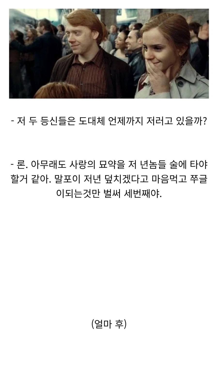 해리포터) "포터, 너 아직도 여친이 없다고?" - 이미지 10