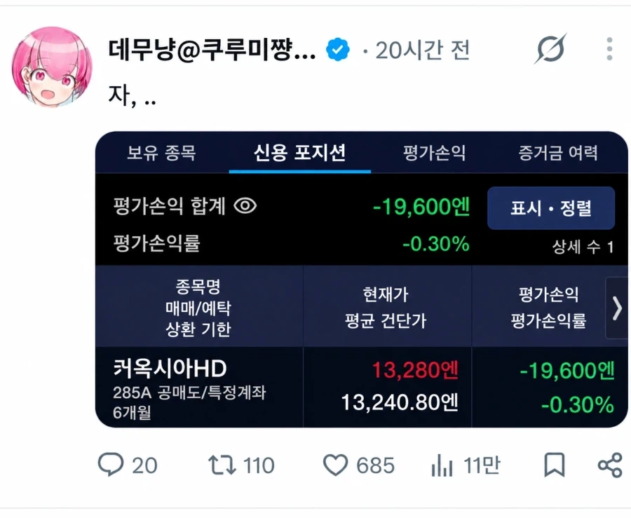 FX쿠루미 작가 드디어 돈버는중