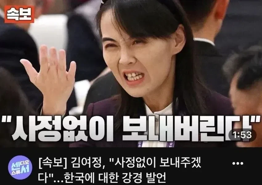남매애를 자랑하는 북한인