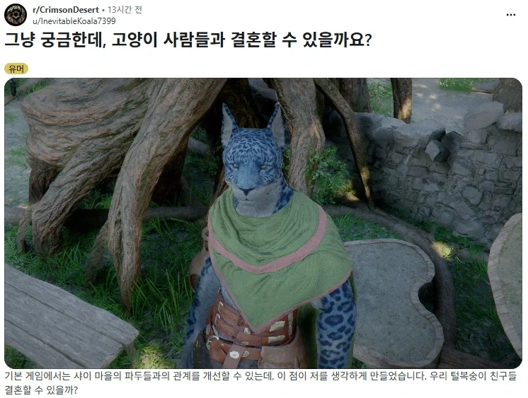붉은사막 DLC에 퍼리충들이 기대하는 이유