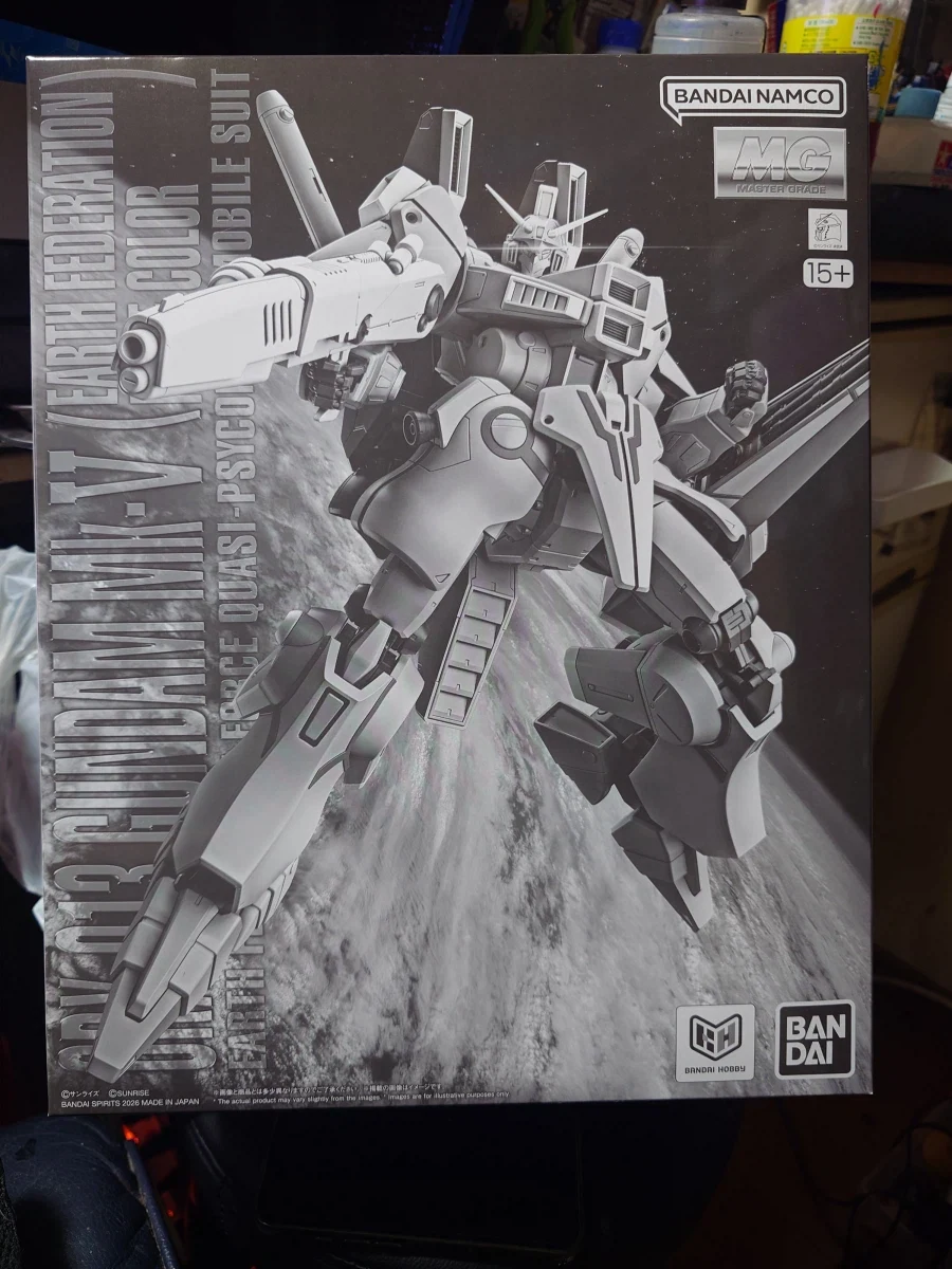 MG 건담 Mk-Ⅴ 연방 컬러 박스 사진