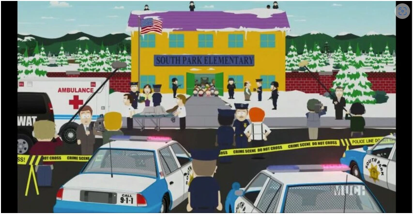 평범하게 총기난사가 일어나는 미국 학교 만화 - 이미지 7