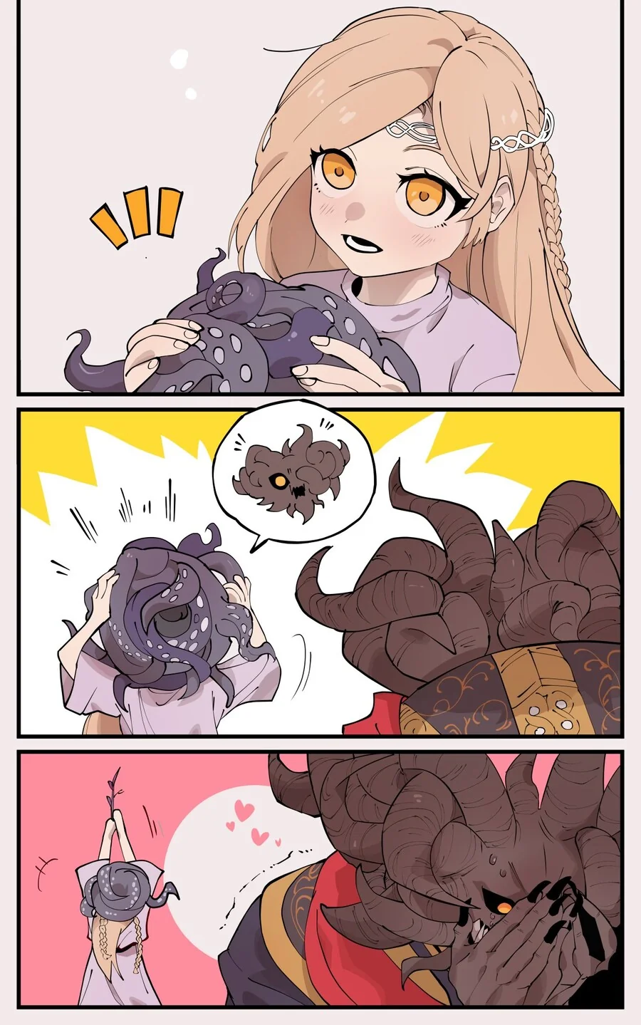 엘든링)모그한테 여우짓하는 미켈라.manhwa