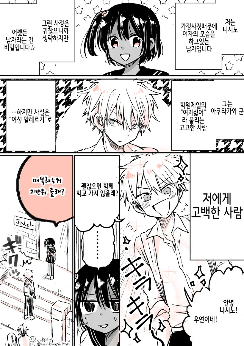 여자를 싫어하는 남자한테 고백받는 만화 - 이미지 5