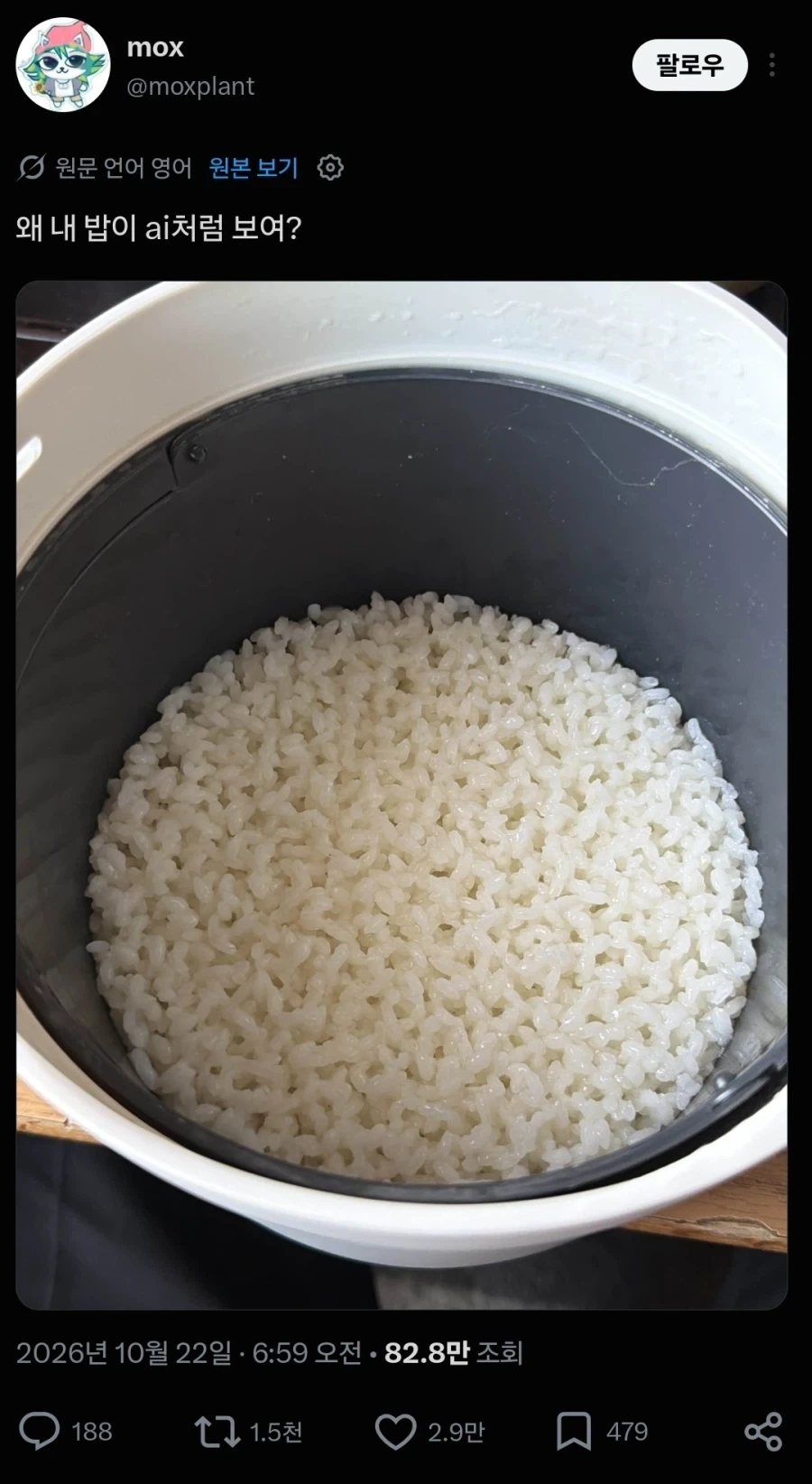 먼가 AI같은 밥